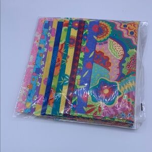 Thangles Finishing Bright Quilt Pieces Colorful Quilting Fabric Set